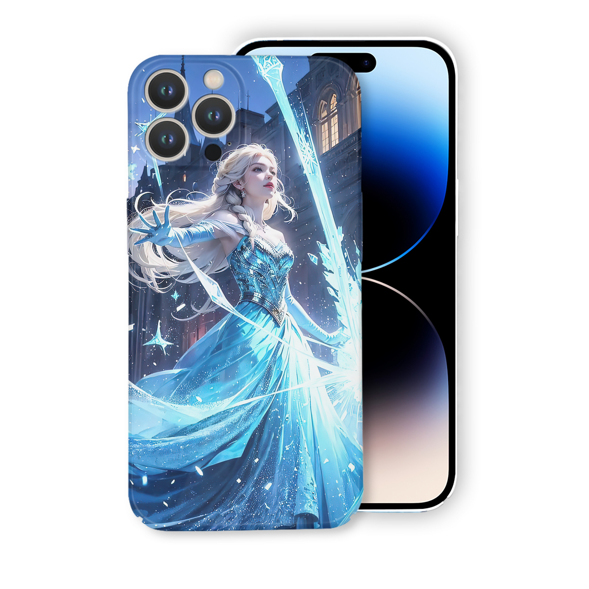 （画像用） アナと雪の女王 アンナ エルサ Frozen Anna Elsa 【iPhone 14シリーズ対応】ハードケース